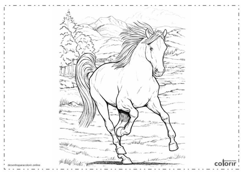 Cavalo dificil para desenhar