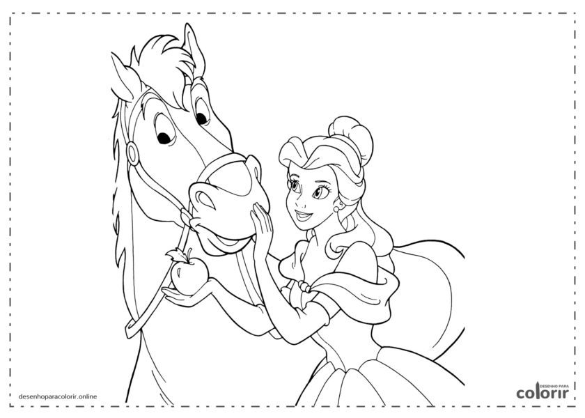 Cinderela e o seu cavalo Disney
