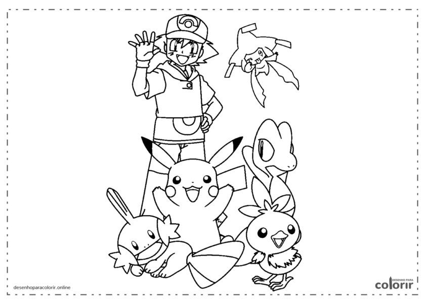 Ash Ketchum e os seus Pokemon
