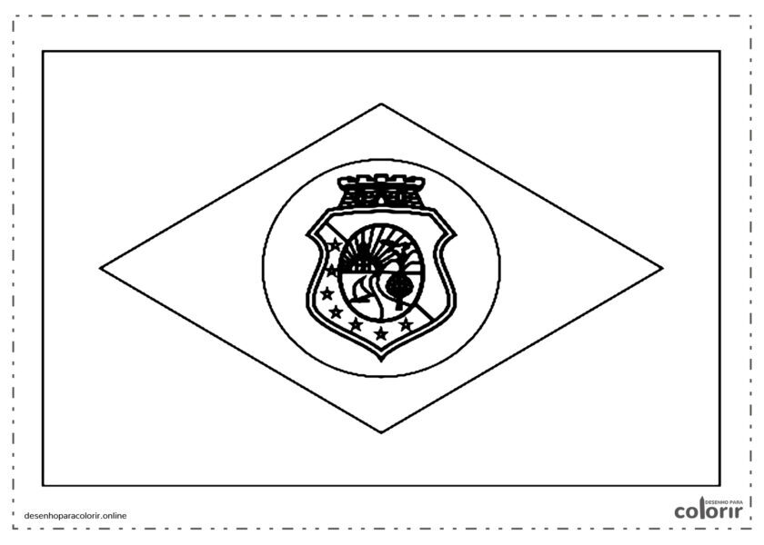 Bandeira do Ceará, Região Nordeste do Brasil