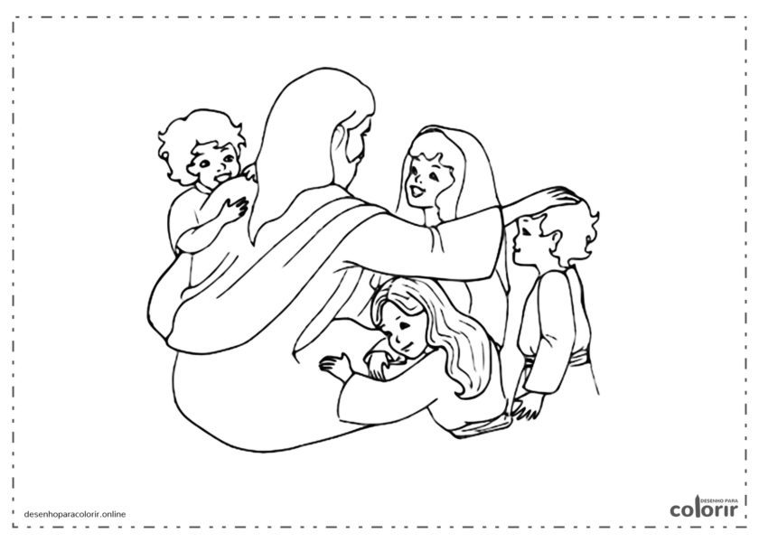 Jesus com crianças