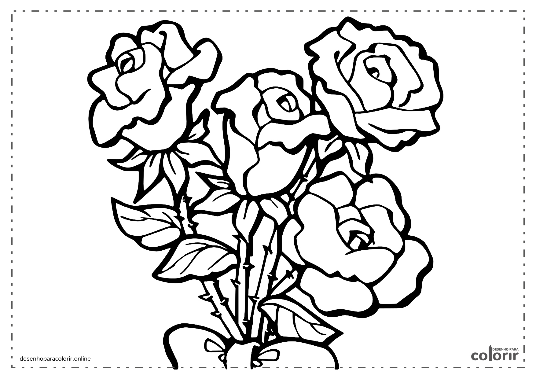 Desenhos para colorir, desenhar e pintar : Desenhos para colorir, flores e  rosas
