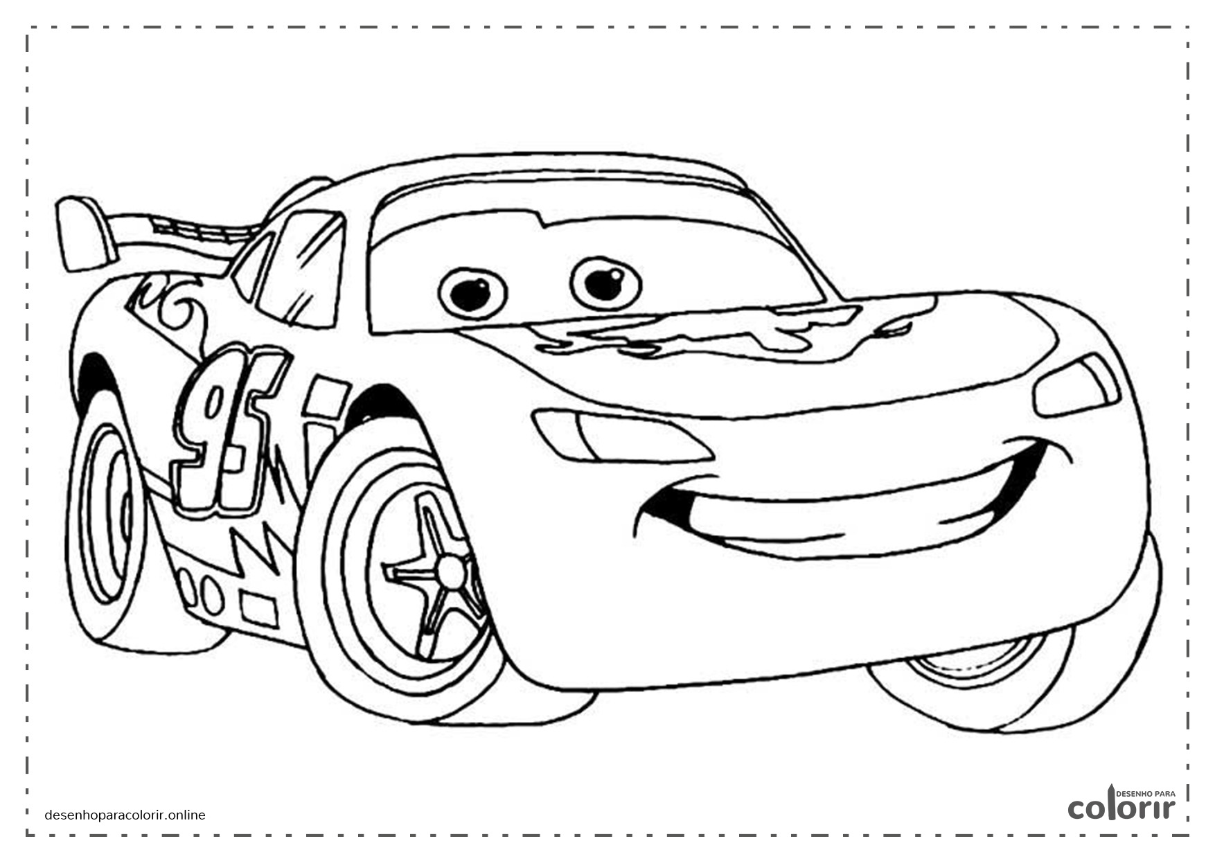 ▷ Desenhos de Cars para colorir