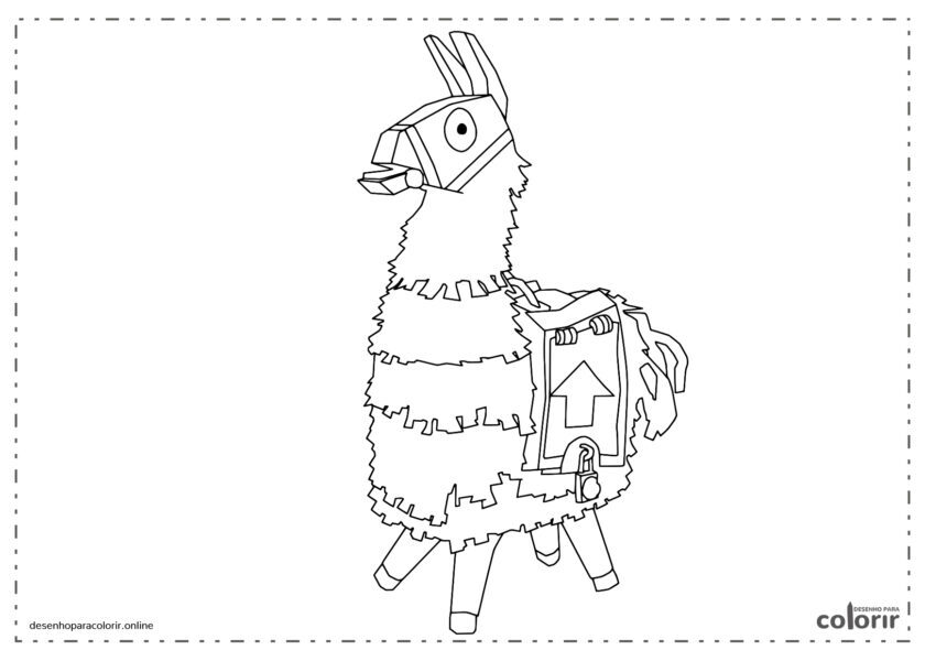 A Llama piñata do fortnite