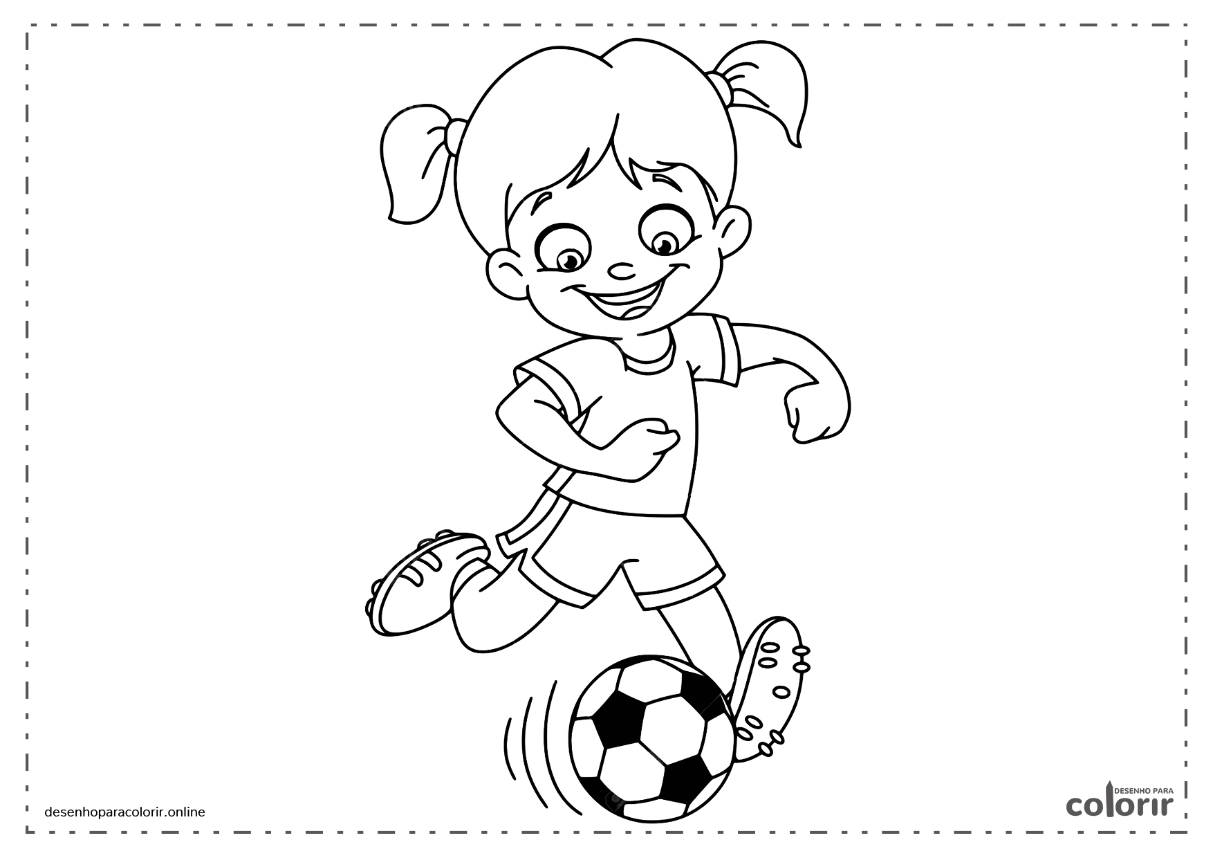 ▷ Desenhos de Futebol para colorir
